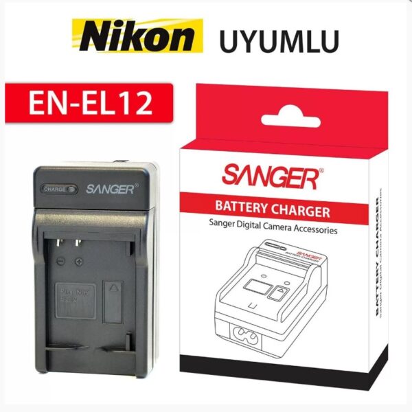 Sanger EN-EL12 Şarj Aleti Şarj Cihazı