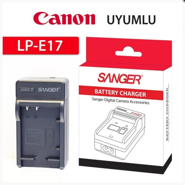 Sanger LP-E17 Canon Şarj Aleti Şarj Cihazı