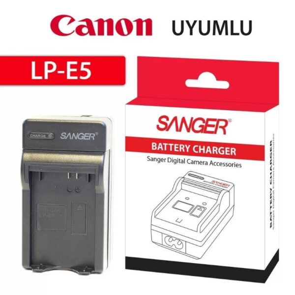 Sanger LP-E5 Canon Şarj Aleti Şarj Cihazı