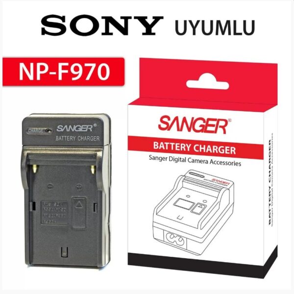 Sanger NP-F970 Sony Şarj Aleti Şarz Cihazı