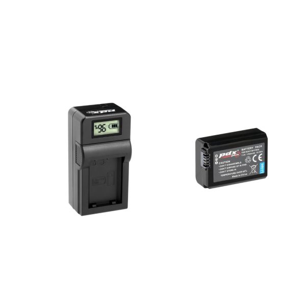 PDX Plus,Sony NP-FW50 Fotoğraf Makinesi Bataryası Ve Şarj Cihazı.