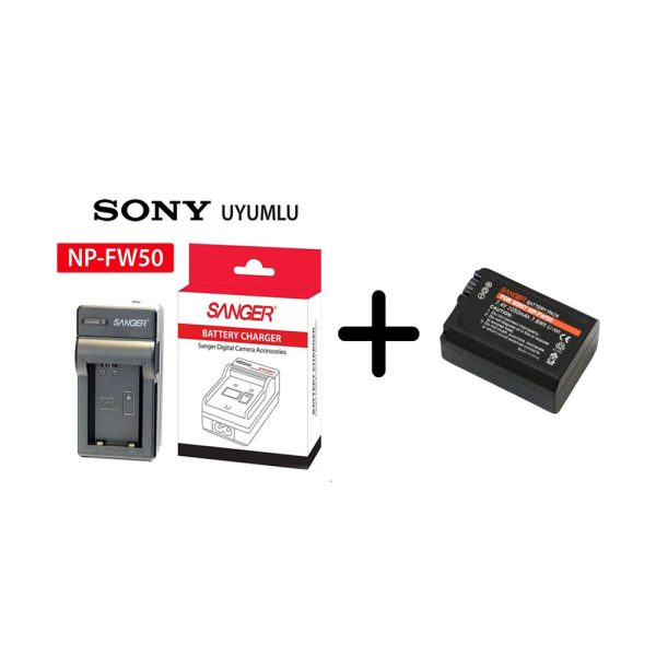 PDX Plus,Sony NP-FW50 Fotoğraf Makinesi Bataryası Ve Şarj Cihazı. (Kopya)